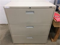 ProSource 3 Drawer Filing Cabinet w/ Key