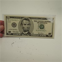 Series 2003 Five Dollar Bill