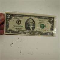 Series 1995 Two Dollar Bill
