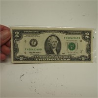 Series 1995 Two Dollar Bill