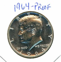 1964 Kennedy Proof Silver Half Dollar