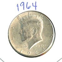 1964 Kennedy Silver Half Dollar