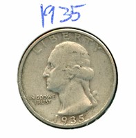 1935 Washington Silver Quarter