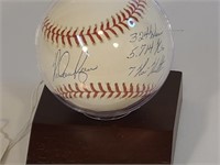 Nolan Ryan Baseball w/ Display Case