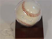 Cal Ripken Jr. Baseball w/ Display Case