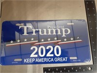 Trump license plate