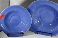Set of 2 Blue Bowls - E. RavLinson