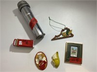 Lot of 6 Vintage Collection-Tin Telescope Toy, Sta