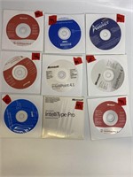 Lot of 9 Microsoft and Software CDs