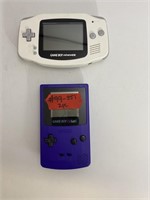 Lot of 2 Gameboy Advance and Color