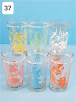 Wizard of Oz Set of (6) Character Tumblers