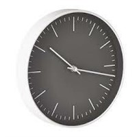 RCA RCWC10WG Wall Clock, 10" Round - Grey.