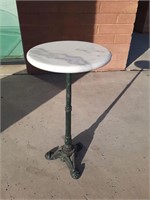 Marble & Cast iron table