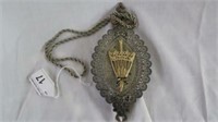 ROPE COSTUME NECKLACE WITH ORNATE VICTORIAN
