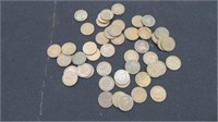 (48) INDIAN HEAD CENTS - MISC. DATES