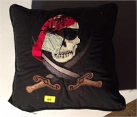 Pirate throw pillow