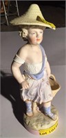 Ceramic figurine, 14" tall