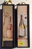 Decorative Wine Bottle  boxes, 13.5" tall