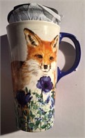Fox travel mug NEW