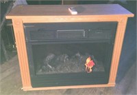 Heat surge rolling fireplace, 32x26x12"