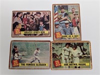 (4) 1962 Babe Ruth Special Cards