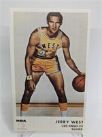 1972 Icee Bear Facts Jerry West Basketball Card