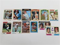 (12) Pete Rose Baseball Cards