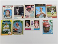 (9) Johnny Bench Baseball Cards