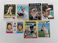 (7) Brooks Robinson Baseball Cards