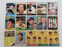 (15) Vintage Baseball Cards