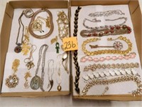 2 Flats Of Vintage & Modern Jewelry