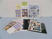 16 Sheets Of 16 - 32 & 33 Cent Stamps & 8 Sheets -