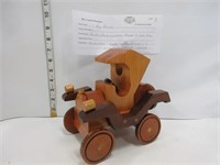 WOODEN MODEL T TOY CAR-HANDCRAFTED