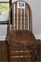 Vintage Chair with Turned Spindles
