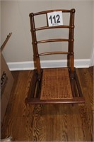 Antique Child’s Folding  Chair with Cane Seat