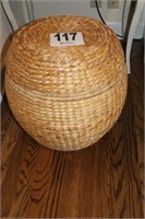 Large Lined Basket - Storage