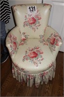 Custom Upholstered Ladies Dressing Chair