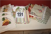 Kitchen Towels, Cloth Napkins, Fabric Swatches