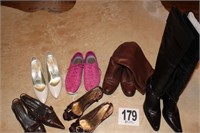(6) Pair Ladies Shoes & Boots, Size 8