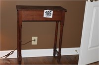 Antique 30” x 11” x 24”Lamp Table