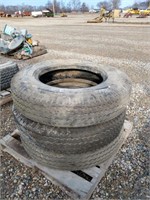 (3) 11-22.5 NH5 TIRES