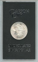 Uncirculated 1884-CC Morgan Silver Dollar in