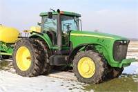 2004 JOHN DEERE 8120 MFWD TRACTOR -6060HRS