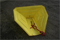 WESTFIELD A103 POLY AUGER HOPPER - YELLOW