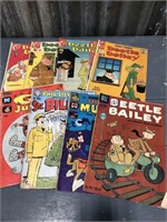 COMIC BOOKS 10 TO 15 CENTS--BEETLE BAILEY,