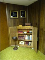 Wooden Storage Cabinet, Books, Purifier, etc.