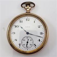 ELGIN POCKET WATCH - 14K GOLD - 1922 - 17j - 12s