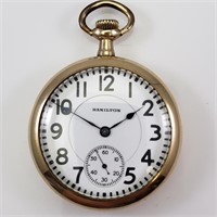 HAMILTON POCKET WATCH - 1916 - 19j - 16s