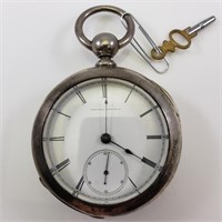 ELGIN "NATIONAL" POCKET WATCH - 1867 - 11j - 18s