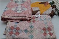 (3) Vintage Chilren's Quilts